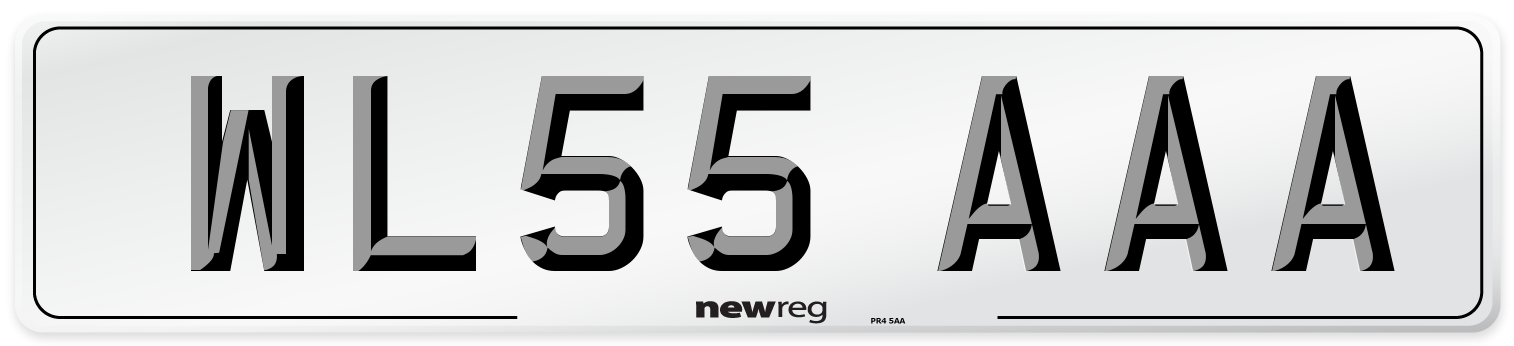 WL55 AAA Number Plate from New Reg